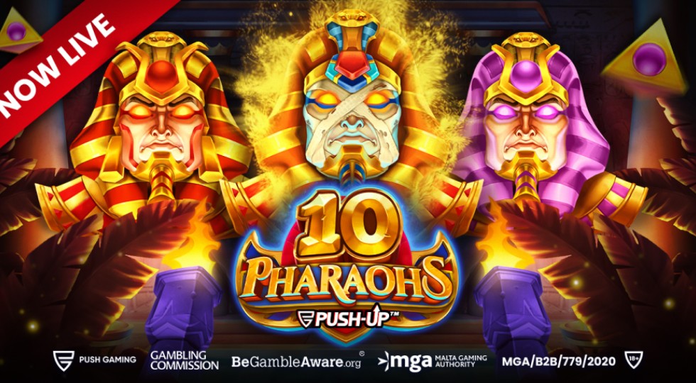 Push Gaming lancia la nuova slot 10 Pharaohs