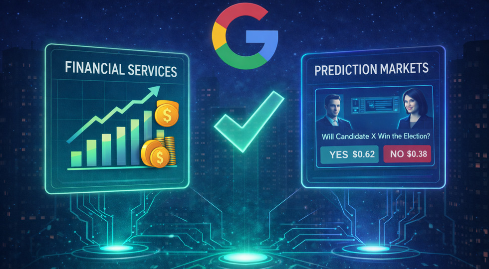 Pubblicità sì, ma solo per pochi: Google stringe sui prediction market negli Stati Uniti