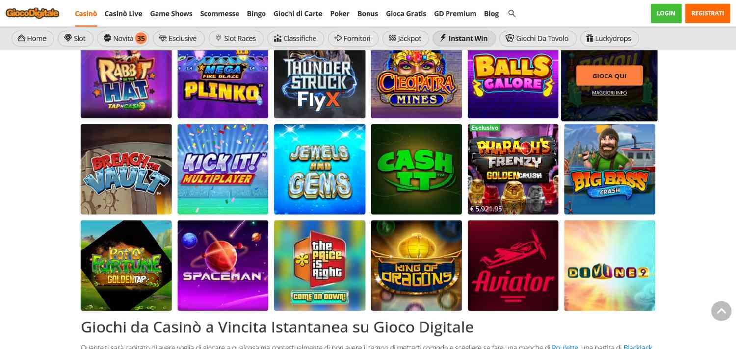 Aviator casino: GiocoDigitale