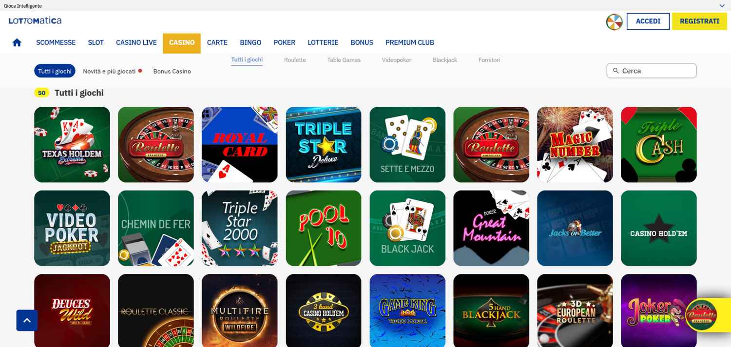 Migliori Aviator casino d'Italia: Lottomatica