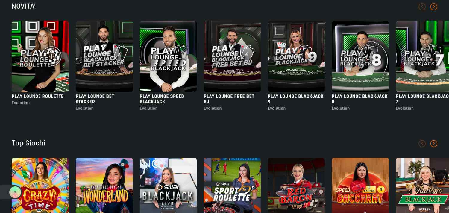 Casino online migliori: SNAI