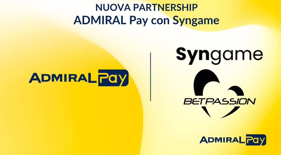 Admiral Pay e Syngame: partnership strategica per il nuovo ecosistema dei pagamenti nel gaming