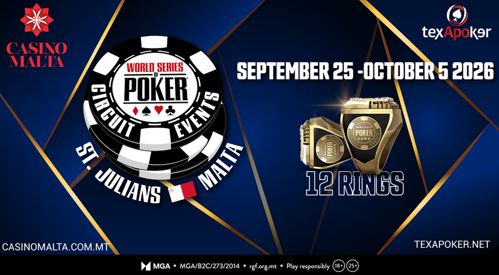 Malta: St Julian’s nuova tappa europea del Wsop Circuit targato Texapoker