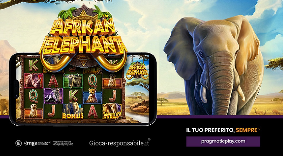 Pragmatic Play, è tempo di safari con African Elephant