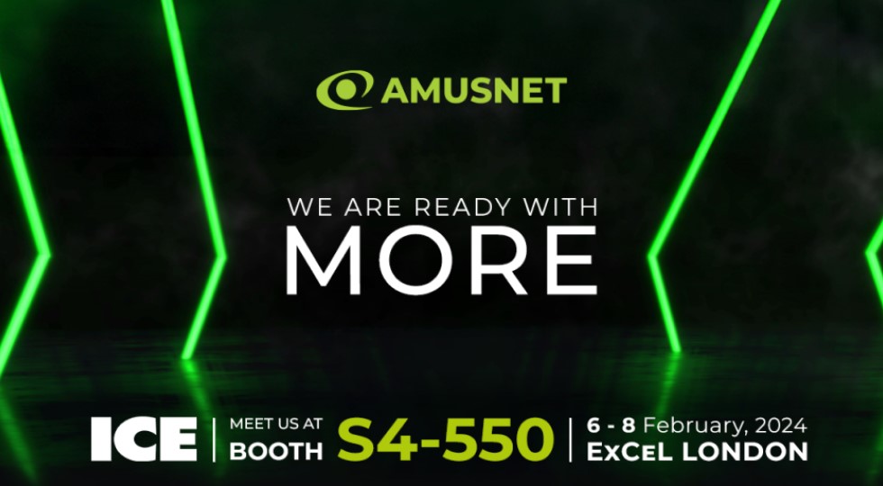 Amusnet, a Ice 2024 la premiere ufficiale della sua prima serie di cabine slot