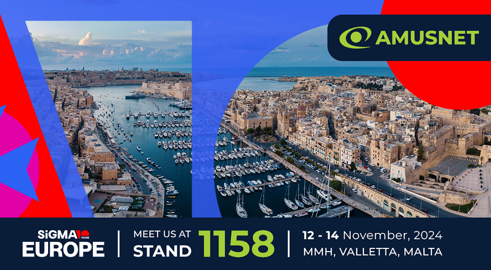 Amusnet partecipa al Sigma Malta con una doppia nomination agli awards