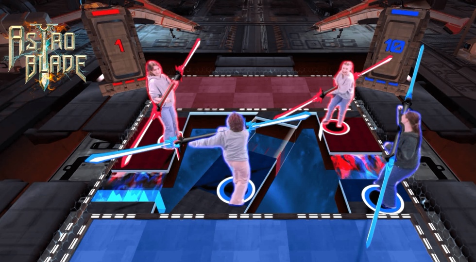 Arcade: Astro Blade, il nuovo gioco in realtà mista per l’arena di Valo Motion