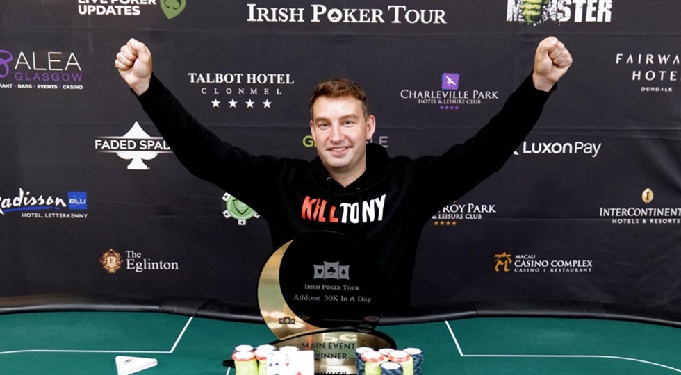 Athlone, l’Irish Poker Tour supera le aspettative con un montepremi da 54mila euro