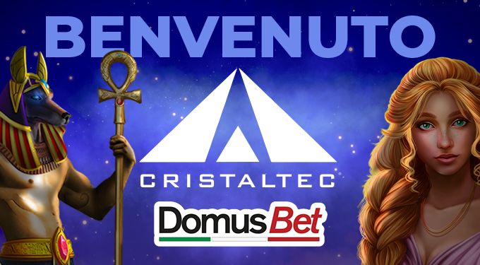 Domusbet, il casinò online si amplia ancora con i giochi di Cristaltec