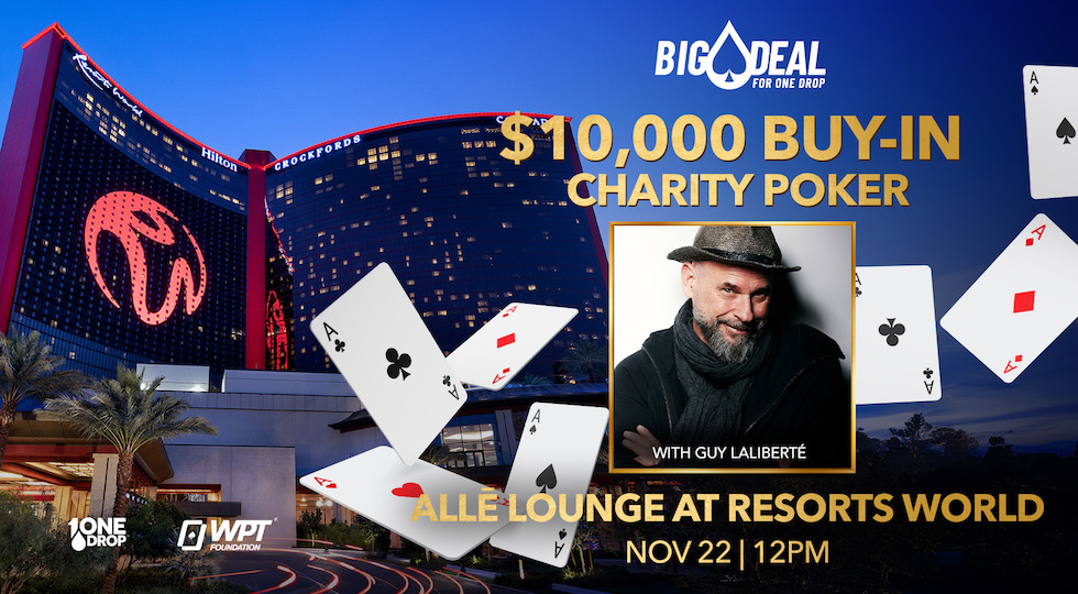 F1, Resort World, Wpt, One Drop Foundation insieme per beneficenza a novembre a Las Vegas