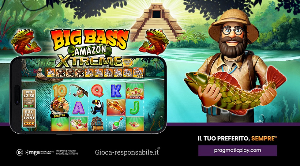 Pragmatic Play, a pesca di emozioni in Big Bass Amazon Xtreme