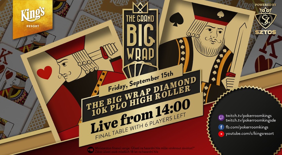 The Big Wrap, la diretta streaming del final table Diamond High Roller