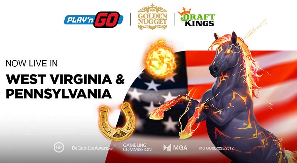 Play’n GO, live anche in Pennsylvania e West Virginia con DraftKings e Golden Nugget