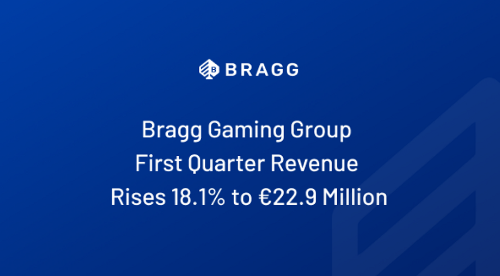 Bragg Gaming, ricavi in crescita del 18,1 percento nel primo trimestre