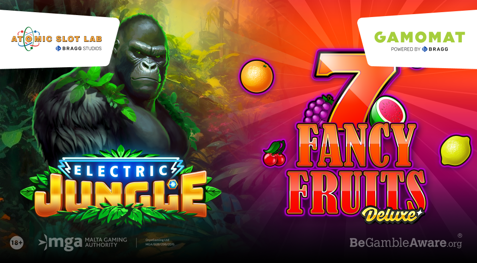 Bragg, il divertimento fa il bis con Atomic Slot Lab e Gamomat