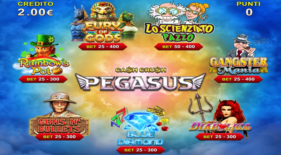 Awp: Cash Crush Pegasus, divertimento per tutti con un multigioco di qualità
