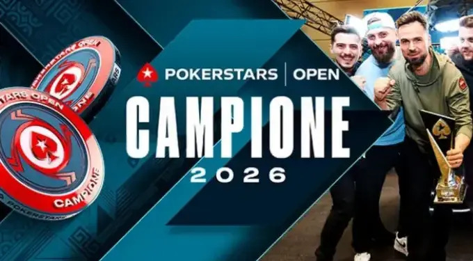PokerStars Open 2026: Campione d’Italia si prepara a un festival di poker da record