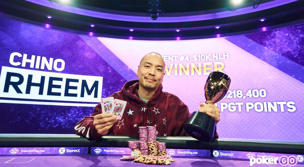 Chino Rheem conquista il quarto evento Poker Masters 2023