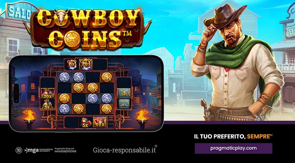 Pragmatic Play, un salto nel west con Cowboy Coins