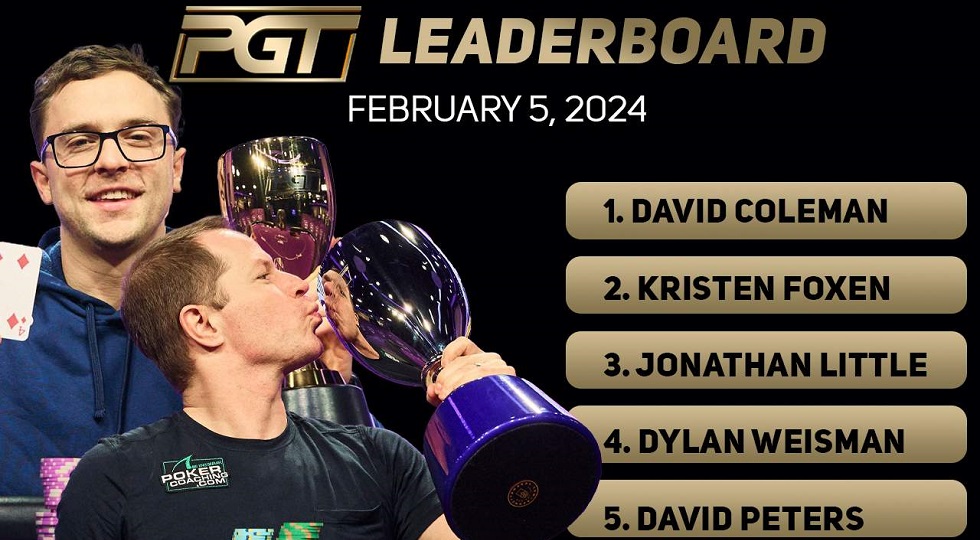 Al termine della PokerGO Cup David Coleman domina la classifica Pgt