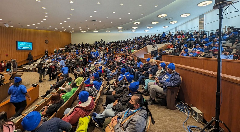 Detroit, gli scioperanti dei casinò chiedono tutela al consiglio comunale