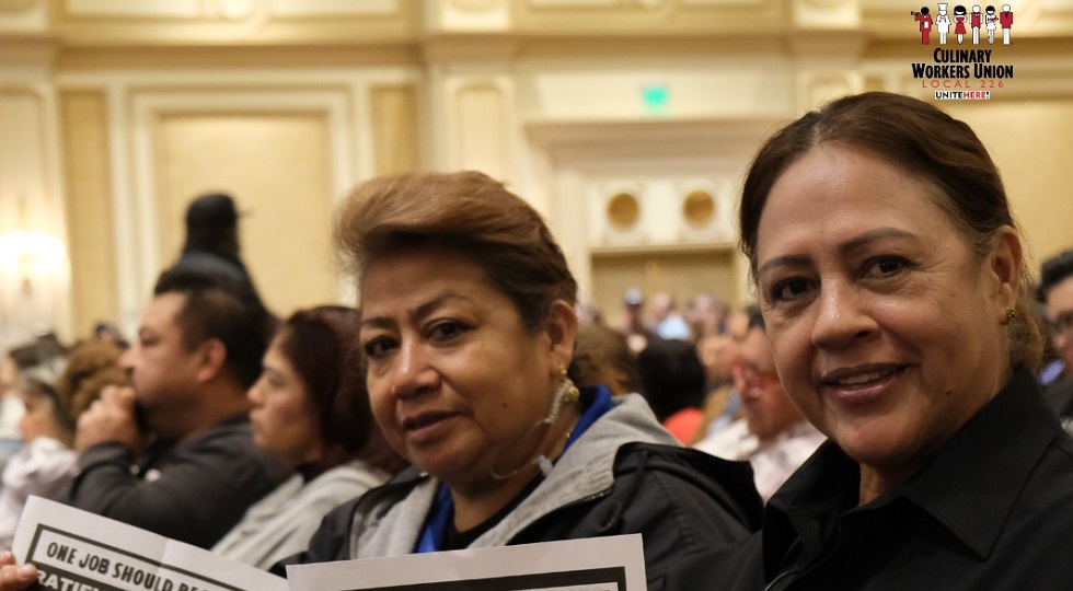 Accordi sindacali a Las Vegas, i lavoratori dicono ‘sì’