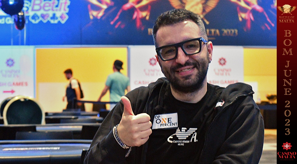 Battle of Malta 2023, deciso il final table con Dario Barone ancora chip leader!