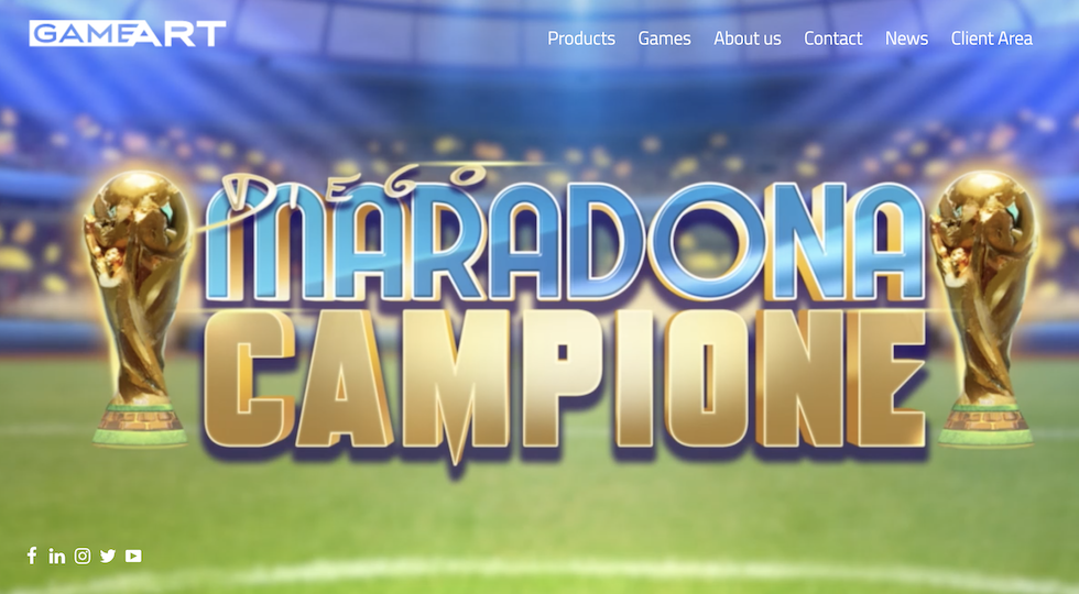 GameArt, sempre più Italia grazie a giochi, promo e Diego Maradona Campione