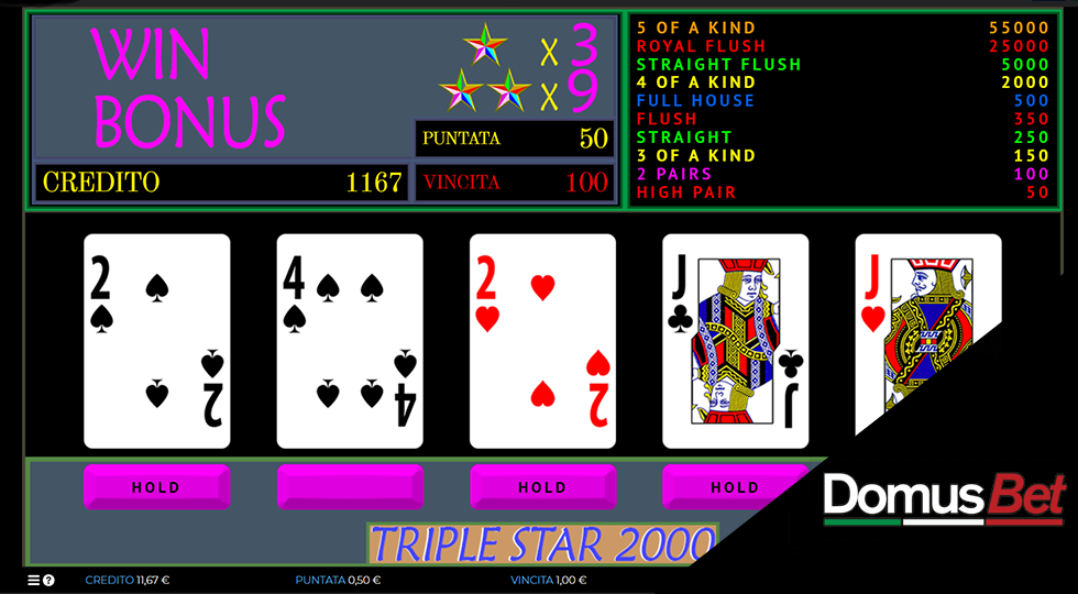 Domusbet: grande successo per gli ultimi videopoker, nuovi titoli in arrivo