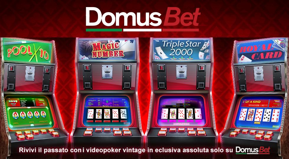 Domusbet sbarca a Roma e celebra il successo dei videopoker vintage online