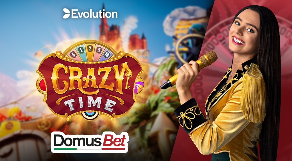 DomusBet, vinti 44.000 euro al gioco ‘Crazy time’ di Evolution