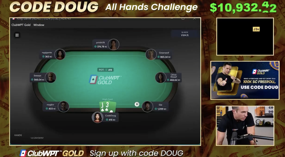 Doug Polk vince la challenge delle 169 mani ma il bilancio è negativo