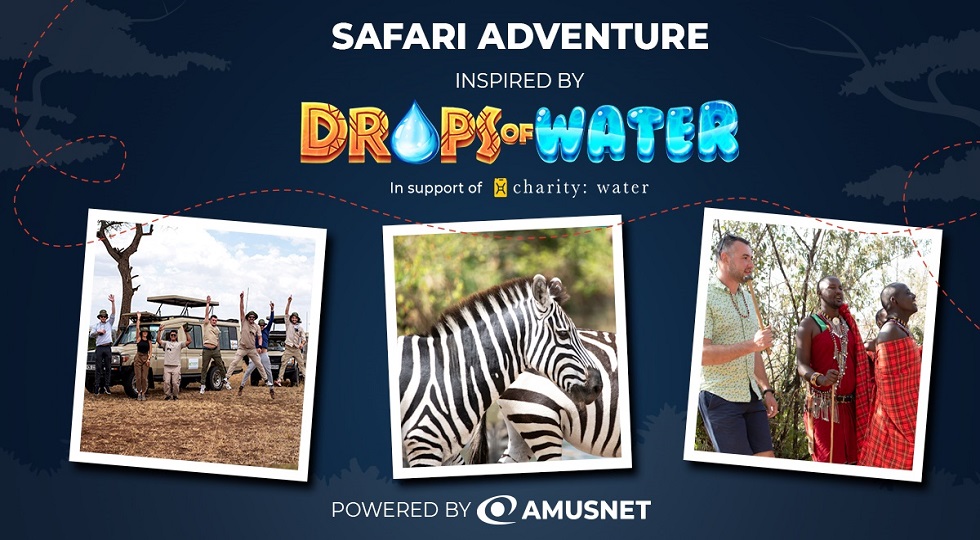 Amusnet: ‘Con la slot Drops of water più acqua per oltre 5.000 persone’