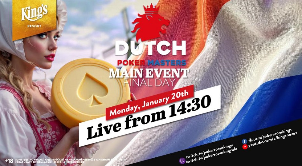 Dutch poker masters: a 33 left guida Dmytro Dorosh, Lombardi unico italiano