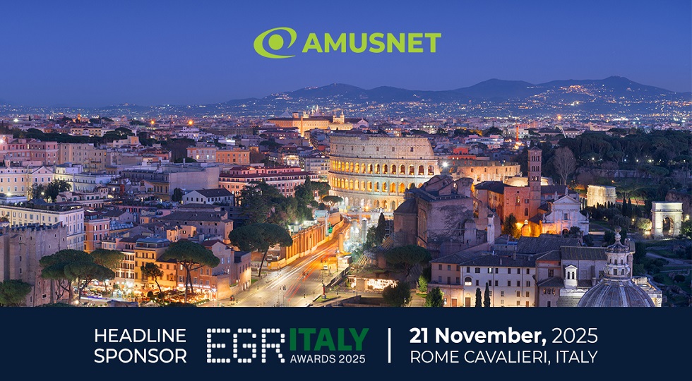 Amusnet Italy: headline sponsor agli Egr Awards 2025 per secondo anno consecutivo