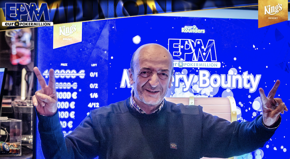 Euro Poker Million Mystery Bounty da record: 1,1 milioni in palio e oggi il final day in diretta tv