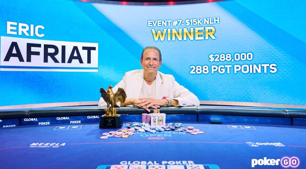 Eric Afriat trionfa nel $15.100 Nlh Us Poker Open 2024 e scala la classifica