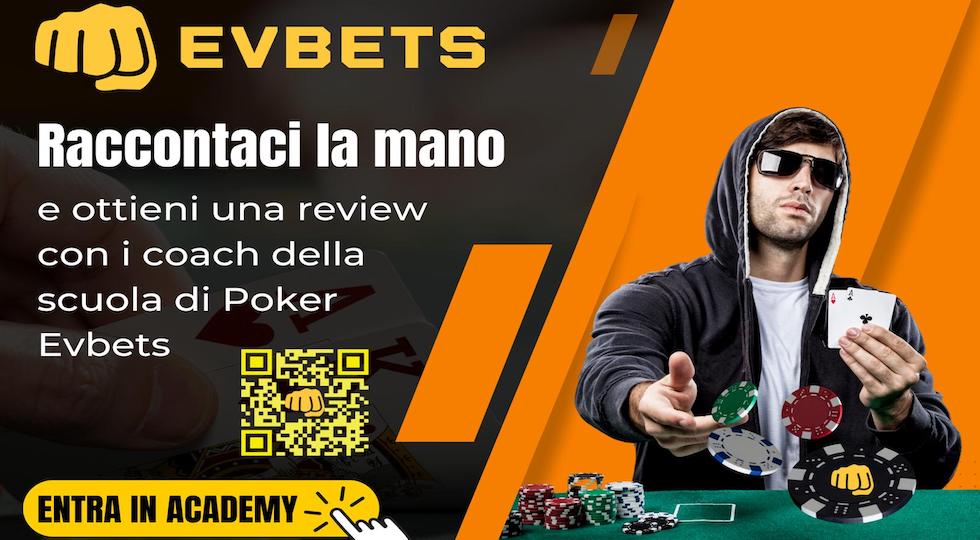 Racconta una mano ai coach di EvBets: alle Isop Nova Gorica l’iniziativa della poker academy