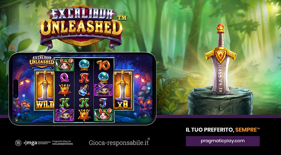 Pragmatic Play, un’impresa leggendaria con Excalibur Unleashed