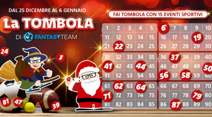 FantasyTeam, tombola di fine d’anno
