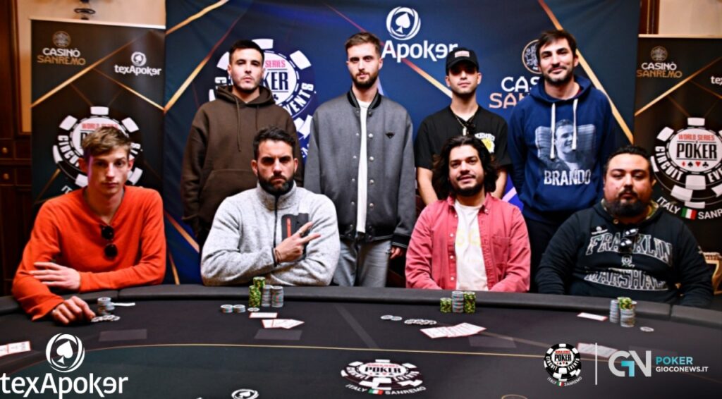 Wsop Circuit Sanremo, la diretta streaming del final table del Main Event!