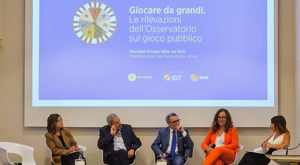 ‘Giocare da grandi’, il dibattito sui dati Swg e Igt con Iaccarino, Mascolo e Zamparelli