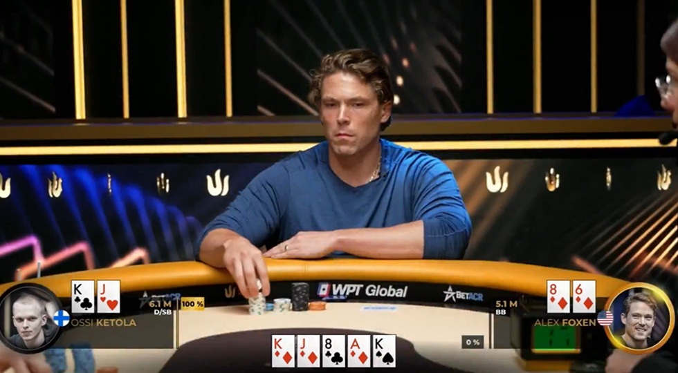 Foxen perde a poker cash game con Ketola: è il pot più grande registrato in tv