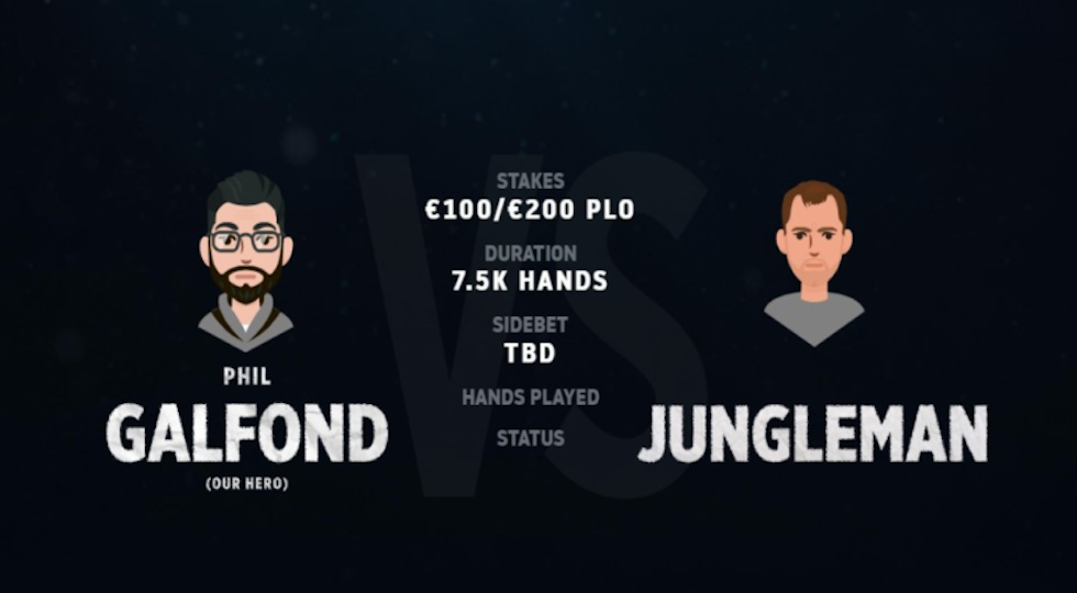 Galfond contro Jungleman, si gioca davvero per 7.500 mani!