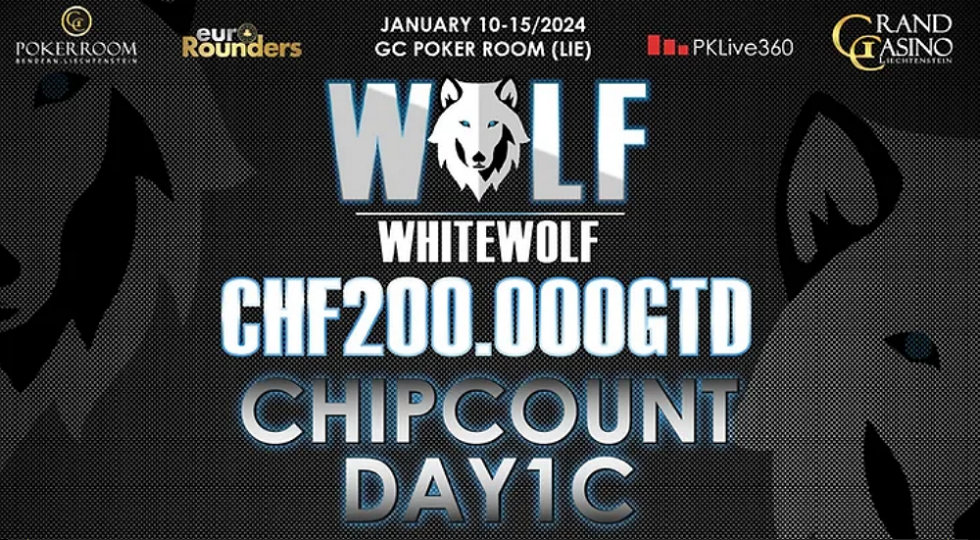 White Wolf Main Event, ‘Floori’ guida il Day1 C al Grand Casino di Bendern