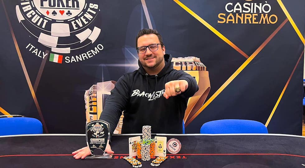 Giuseppe Mazza conquista il Ring Wsop Circuit Sanremo Mystery Bounty!