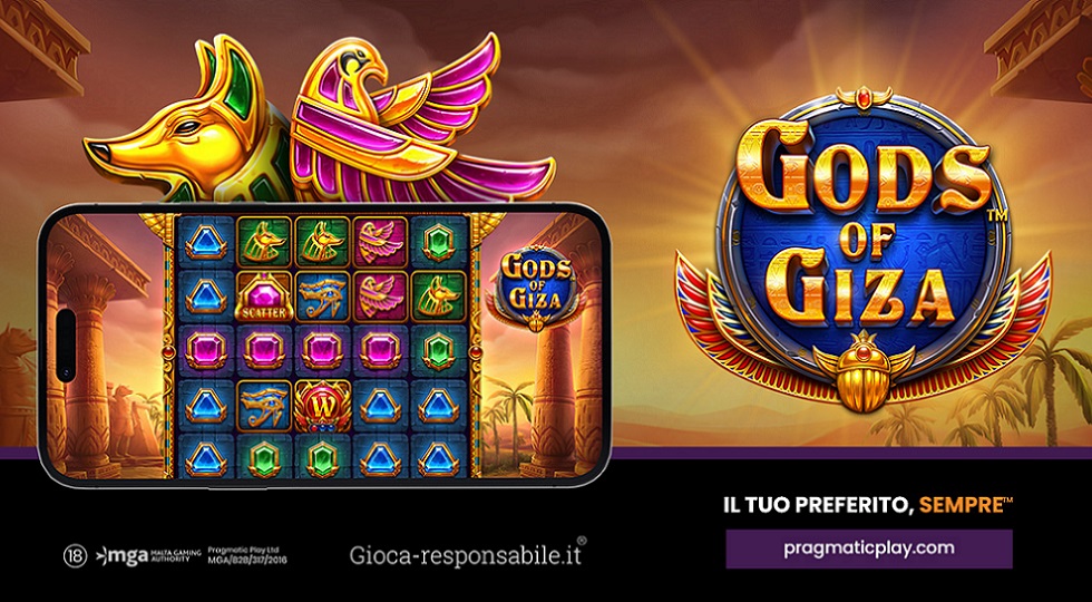 Pragmatic Play, un selvaggio conto alla rovescia con Gods of Giza