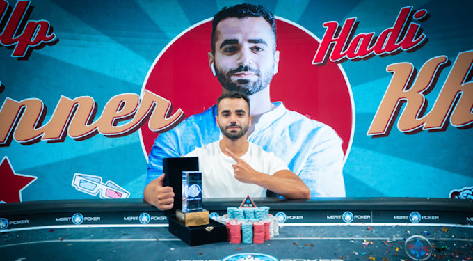Merit Poker Retro Series $2,200 Warm-Up:Chouity esce quarto, deal a 3 e Khadra vince