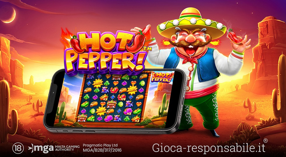 Pragmatic Play, una slot piccantissima con Hot Pepper