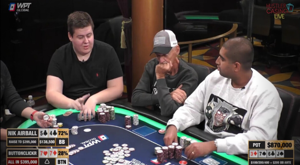 All’Hustler Casino l’action fa sempre discutere: il pot da record da 870mila $